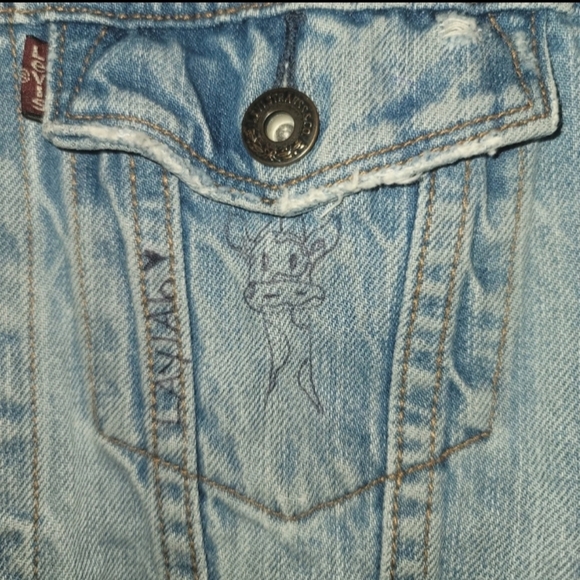 Levi’s Denim Jacket Established 1853 LS & Co. XS - Picture 3 of 12